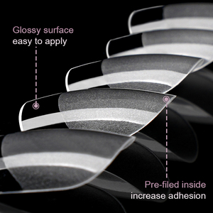 <span class=keywords><strong>Pas</strong></span> <span class=keywords><strong>cher</strong></span> 120 pièces/sac UV Gel ongles faux conseils <span class=keywords><strong>Capsule</strong></span> Extension clair presse sur faux ongles couverture complète Squoval semi givré ongles conseils - Product Image 3