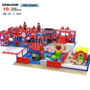 Parque Infantil Personalizado con Tobogán Temático de Castillo Británico, Colorido y con Columpios, Parque de Juegos Educativo Interior para Niños - Product Image 2