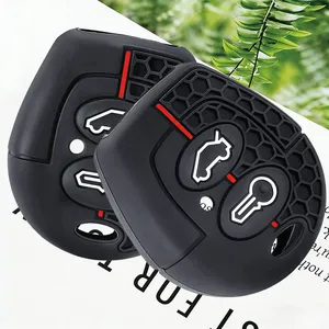 Funda de Silicona para Llaves de Coche, Compatible con VW Polo, Golf, Passat, Bora, Jetta, Sharan, Skoda Octavia, <span class=keywords><strong>Seat</strong></span> León, <span class=keywords><strong>Ibiza</strong></span>, Córdoba - Product Image 4