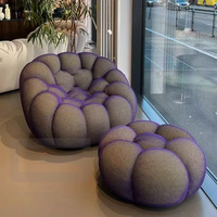 Canapé moderne en forme de nid d'abeille, 3 places, vert, style créatif, mobilier de salon, fabriqué à Foshan