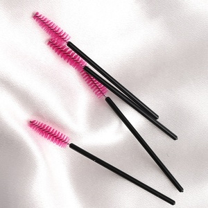 Vente chaude <span class=keywords><strong>fonds</strong></span> magenta extension <span class=keywords><strong>de</strong></span> cils brosse nettoyante brosses à cils jetables - Product Image 3