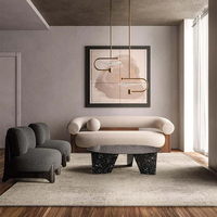 Zayshine nordique moderne cadre en bois massif salon paresseux une personne canapé chaise blanc velours salle de réception chaise inclinable