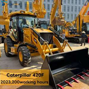 中古機械CATバックホーローダー420F中古バックホーローダー猫420f2中古キャタピラー420Fレトロショベル - Product Image 1
