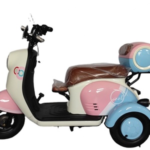 รถสามล้อไฟฟ้าขนาดเล็กใหม่สำหรับผู้ใหญ่และผู้สูงอายุ รถสามล้อไฟฟ้าสำหรับขนส่งเด็ก - Product Image 2