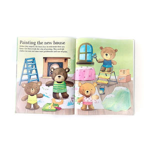 Creative Fun Dress the Teddy Animals Bears Casa móvil Diseños de Navidad Niños Niñas Regalo de cumpleaños Niños Sticker Paint Book - Product Image 4