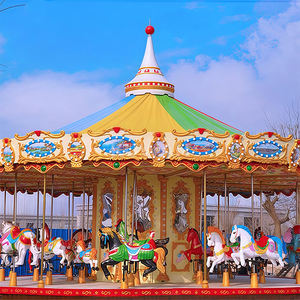 <span class=keywords><strong>Prix</strong></span> d'usine 24 places Carrousel Horse, un grand manège pour enfants et adultes pour les affaires de carnaval et de parc d'attractions - Product Image 2