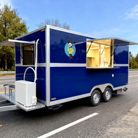 Remorque alimentaire mobile personnalisée, camion de restauration pour churros, camion de restauration pour pizzas, remorque alimentaire commerciale avec équipement de cuisine complet et véranda