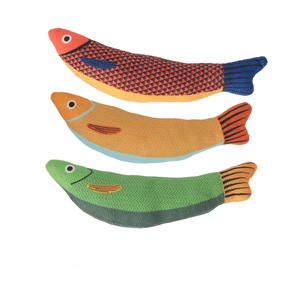 Fabricante CY, venta al por mayor, hierba gatera interactiva, juguetes con sonido arrugado, Saury Fish Squeak, juguetes para mascotas - Product Image 5