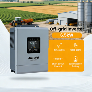 อินเวอร์เตอร์ ANTFO 48V 6.5kW 120A 60Hz แบบเฟสเดียว ออฟกริด เวกเตอร์ ความถี่สูง สำหรับเครื่องปรับอากาศ - Product Image 2