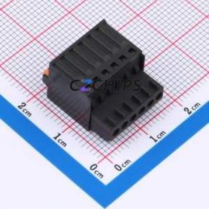 DB2EKD-2.5-6P-BK Plug-in Terminal Block P=2.5mm Connector ( Connector Type: Male Plug )( Construction: 1x6P )( Pitch: 2.5mm ) - Product Image 2