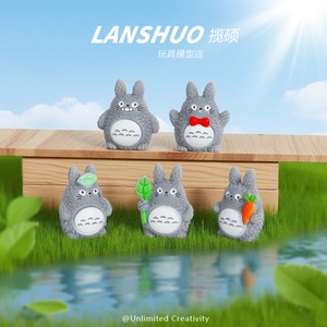 ตุ๊กตาเรซิ่นโทโทโร่ขนาดเล็ก ของตกแต่ง 3 มิติสำหรับวางบนโต๊ะ ใช้ตกแต่งโทรศัพท์และเป็นเครื่องประดับ - Product Image 3