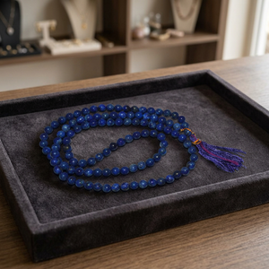 Cuentas Japonesas Talladas de Lapislázuli de Súper Calidad con Tema de Amor |   Precio Bajo - Product Image 3
