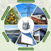 Magnetischer Solarbetriebener Hochspannungs-Intelligenter Umweltfreundlicher Ultraschall-Vogelvertreiber aus Kunststoff, Wasserdicht, für Elektronik