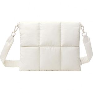Customized Lightweight Nylon Puffy Tablet Protection <b>Computer</b> <b>Case</b> Sleeve Korean Business Waterproof Quilted Laptop Portable - Product Image 1