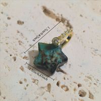 Pendentifs étoiles à facettes en pierre naturelle mignons et très demandés, breloques pentagrammes en fer, vente en gros, breloques en pierre pour le commerce Europe et Amérique