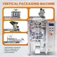 Machine de conditionnement verticale de casse-croûte avec peseuse multitête pour sous-titre de solutions d'ensachage de chips