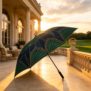 High Quality <b>Windproof</b> Golf <b>Umbrella</b> Premium 190T Pongee Fabric Quick Dry Ideal <b>Umbrella</b> for Team Gifts Promotions - Product Image 4