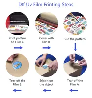 Machine d'impression UV DTF Baysoon I3200, 3 têtes d'impression, 2 en 1, imprimante UV DTF tout-en-un avec laminateur, imprimante UV DTF pour autocollants en cristal