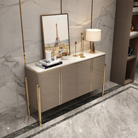 Table en marbre de Style nordique moderne, support TV de luxe, lampe pour salon, nouveau modèle