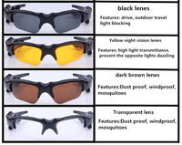 Lunettes de soleil Gafas Fashion Smart BT Lunettes polarisées Portable Wireless BT Earphone Microphone Lunettes de soleil de sport Hommes