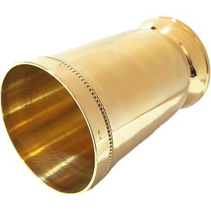 PARIJAT HANDICRAFT Designer Brass Tumbler Mint Beaded Julep Cup for Moscow Mule Premium <b>Drinkware</b> <b>Accessories</b> - Product Image 1