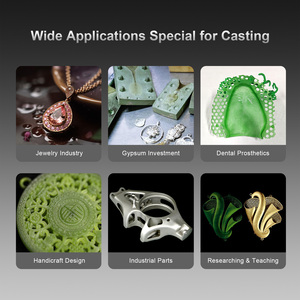 Magform perhiasan 3D Printer poliuretan cair plastik cetakan Resin cor 405nm perhiasan Castable Resin untuk perhiasan - Product Image 6