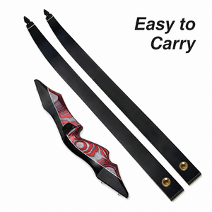 Arco Ricurvo da Caccia Americano Smontabile PMZ Archery da 15-60 Libbre Fatto a Mano per Tiro all'Ingrosso - Product Image 5