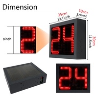 Jeux de basket-ball électroniques en alliage d'aluminium de haute qualité Affichage LED Minuterie d'horloge de tir 24s avec trépied et console