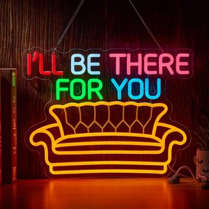 Letrero de Neón de la Serie de TV I'll Be There for You, Letreros de Neón, Luces LED para Sofá, Regalos para Amigos, Decoración de Pared - Product Image 2