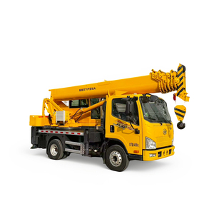 Grue télescopique montée sur camion en acier haute résistance, équipement de levage hydraulique pour projets de construction rurale - Product Image 3