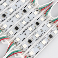 12V 3 LED Étanche Numérique RVB polychrome intelligent Pixel LED point Lumière adressable WS 1903 2811 LED Module