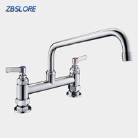 Robinet d'évier de cuisine économie d'eau, ustensiles de cuisine NSF mitigeur chaud/froid