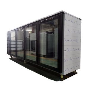 Réfrigérateur à boissons en acier noir sous <span class=keywords><strong>le</strong></span> <span class=keywords><strong>comptoir</strong></span> réfrigérateur à bière 1500 litres réfrigérateur à porte en verre refroidisseur de barre arrière de boisson - Product Image 3