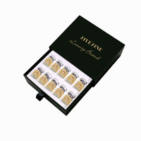 Boîtes d'emballage en carton de style tiroir avec laminage mat imprimé sur mesure, design luxueux pour crème pour le visage