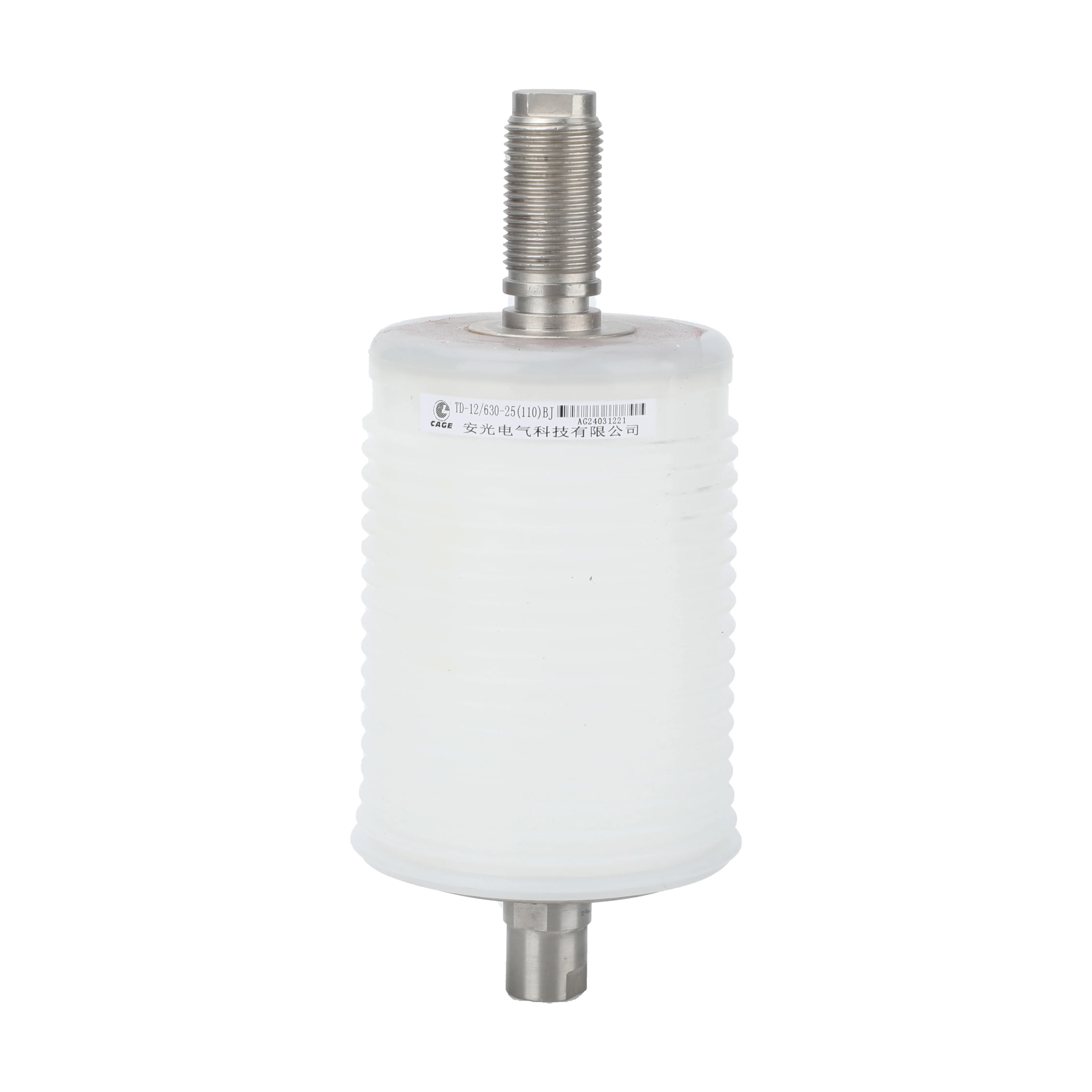 CAGE TD-12/630-25 630A white ceramic tube vacuum interrupter for outdoor high voltage circuit breaker vcb