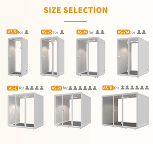 Cabine insonorisée pour entretien RH, cabine insonorisée pour tri de candidats, pod de bureau insonorisé, salle de réunion insonorisée pour applications d'emploi - Product Image 5