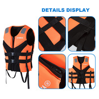 Personnalisable jeunesse gilet de sauvetage pêche natation néoprène matériel gonflable flottabilité caractéristiques dérive surf taille adulte-enfant
