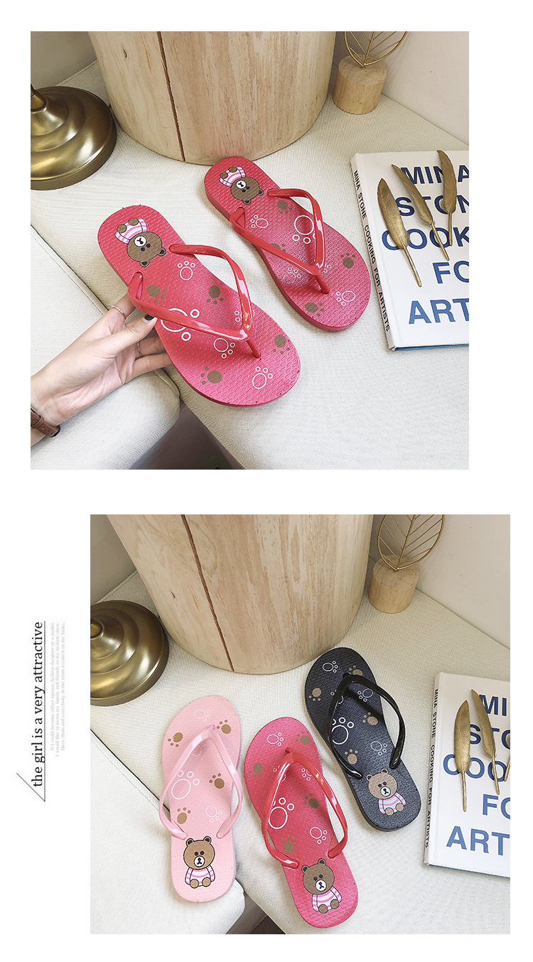 2023 Ladies Flip Flops Slippers Summer Beach Shoes Couple EVA Slippers Flipflops
