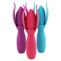 APP-Fernbedienung 10 Modi IPX7 Wasserdicht Umweltfreundlich Realistisches Gefühl Silikon USB Aufladbar Gleitgel-Vibrator-Stab