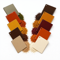 Revêtement en poudre thermodurcissable, époxy polyester hybride, pulvérisation électrostatique, anti-corrosion, couleurs argentées métalliques pour jantes de roues