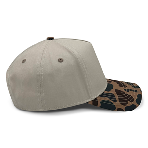 Vietnam usine personnalisé chasse Sport cyclisme Camo chapeau casquettes pour femmes hommes broderie deux tons 100% coton Beige casquette de Baseball - Product Image 4