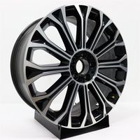 Jantes de voiture en alliage d'aluminium forgé 5 * 112 personnalisées de 19 et 20 pouces, finition noire brillante, pour Mercedes Benz