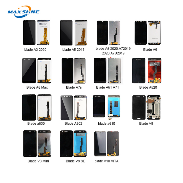 Lcd Touch Screen With Digitizer for Zte Blade A3 2020 A5 2019 A6 MAX A7S A51 A71 A520 A530 A602 Display Pantalla Tactil Z982 LCD