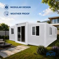 Maison conteneur moderne personnalisée de 20 pieds à double aile extensible, boutique et magasin de cadeaux portable pour rue en bord de mer