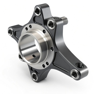 Servicio de Mecanizado CNC para Go Karts, Mangueta de Dirección de Aleación de Aluminio, Pieza Estructural de Suspensión Mecanizada en Cinco Ejes - Product Image 2