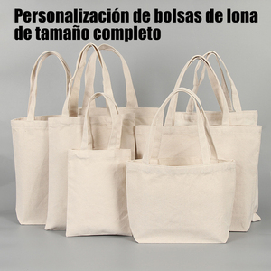 Bolsa de Asas de Lona para Compras, Personalizada, de Alta Calidad, al Por Mayor, a Bajo Precio, con Logotipo Impreso - Product Image 2