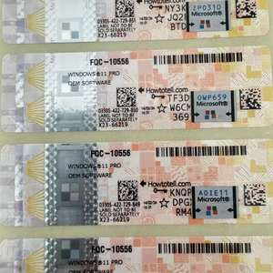 Etiqueta COA para 11 <span class=keywords><strong>Pro</strong></span>, Licencia <span class=keywords><strong>de</strong></span> Sistema Operativo, Activación Global en Línea 100%, Clave OEM, Etiqueta Rosa, Origen EE. UU., Envío Rápido y Gratuito - Product Image 1