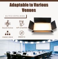 Avastron - Prix d'usine - Panneau LED 200W pour studio - CRI élevé 90 - Dimmable - Sans scintillement - DMX512 - 3200-5600K - Éclairage blanc chaud/froid