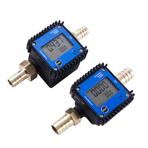 Débitmètre LCD haute définition résistant à la corrosion, débitmètre numérique à turbine électronique liquide chimique méthanol - Product Image 2