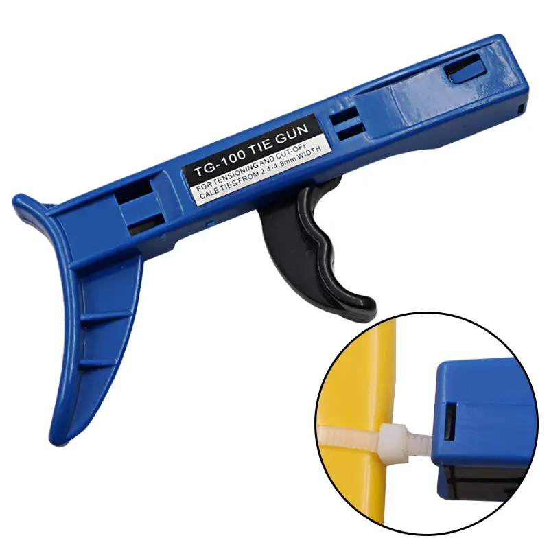 TG-100 2.4-4.8Mm Speciale Tang Automatische Spannen Cable Tie Gun Handgereedschap Voor Nylon Kabelbinder Bevestiging En snijgereedschap